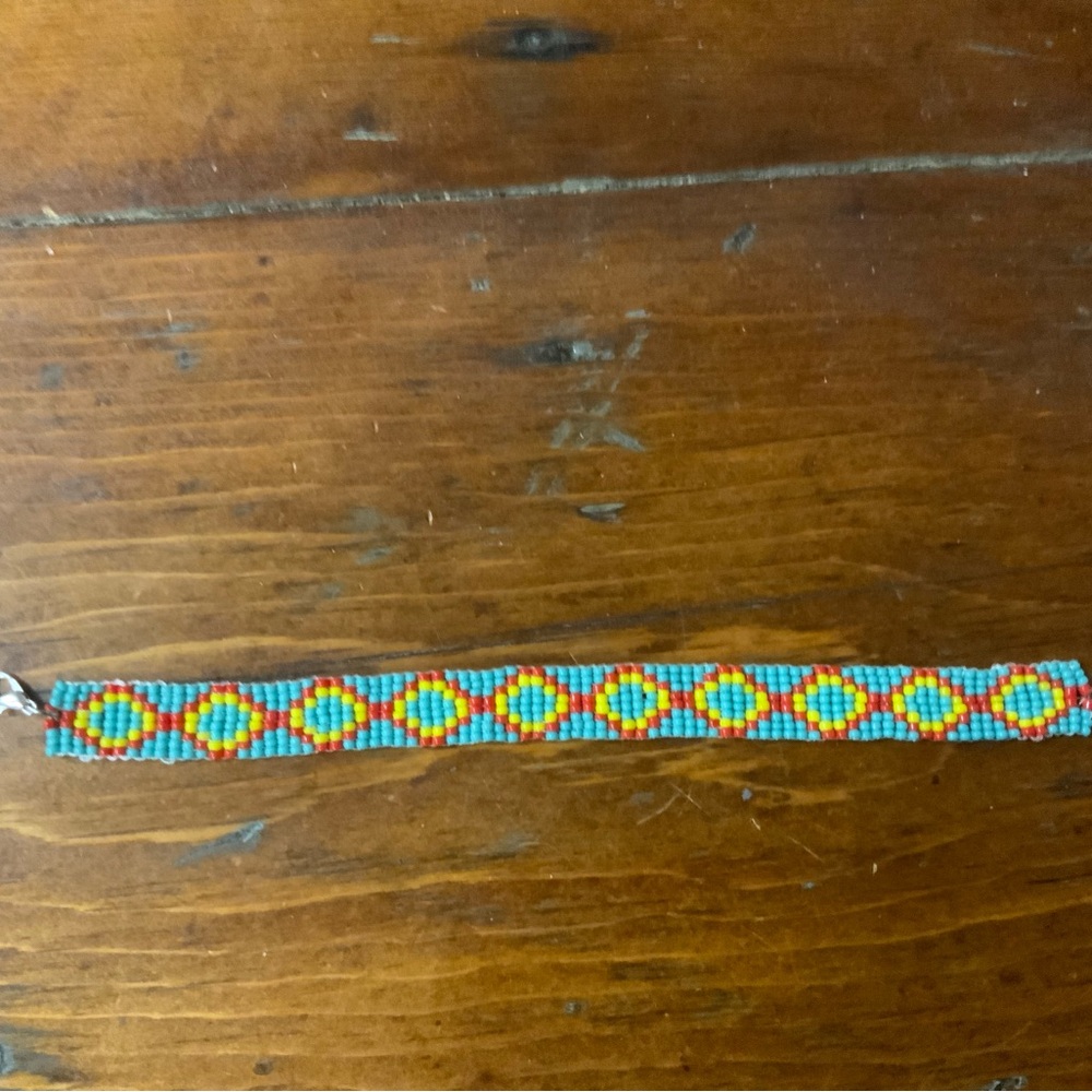 Hand Crafted Colorful Beaded Bracelet
